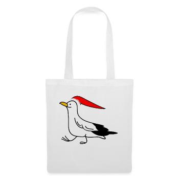 Christmas seagull - Tote Bag - white - Front