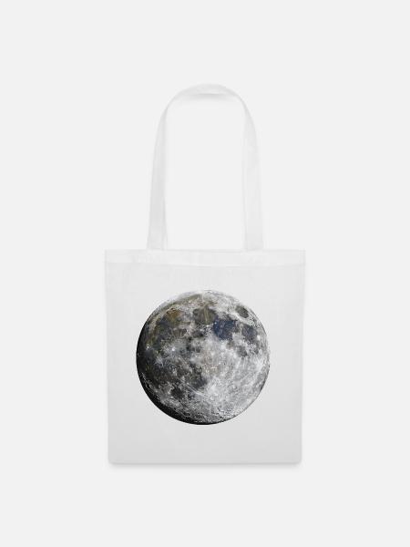 Moon - Stoffbeutel - Weiß