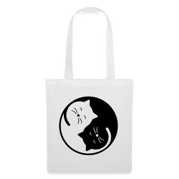 cat - Tote Bag - white - Front