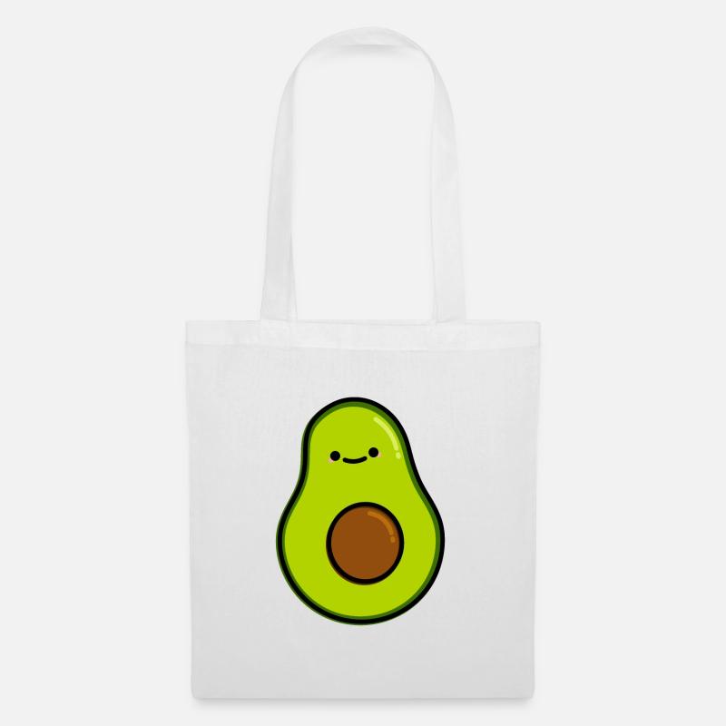 Cute Avocado - Tote Bag - white
