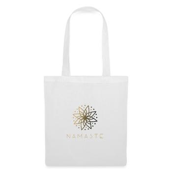 Mandala Yoga Design Namaste - Sac en tissu - blanc - Devant
