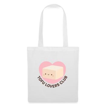 Mignon Vegan Tofu Lovers Club - Sac en tissu - blanc - Devant