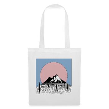 Mountain Aesthetic Aesthetics Graphic - Tote Bag - white - Front