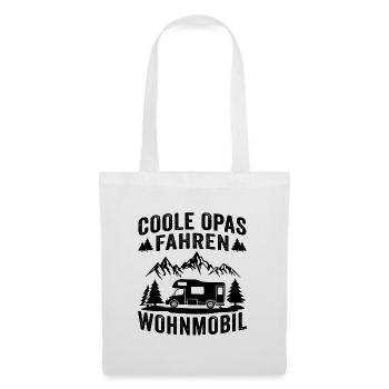 coole opas fahren wohnmobil - Stoffbeutel - Weiß - Vorne