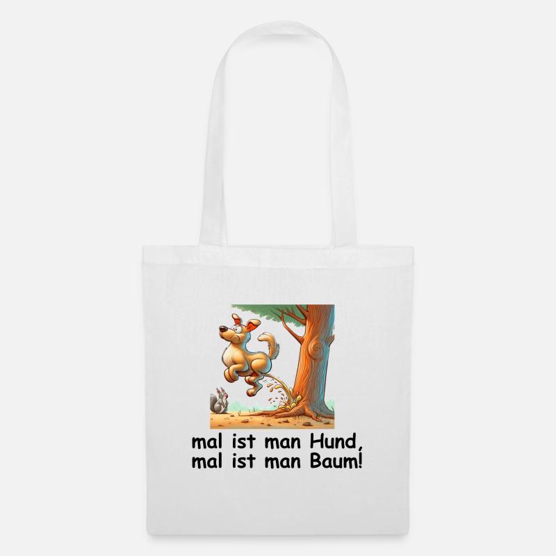 Dog Tree 2 - Tote Bag - white