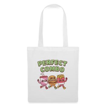 Cute Soda Burger And Fries Perfect Combo Friends - Tote Bag - white - Front