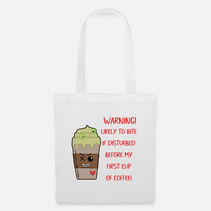 Coffee Zombie - Tote Bag - white