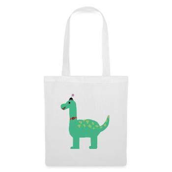 Dino - Stoffbeutel - Weiß - Vorne
