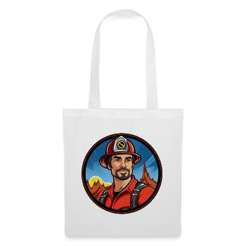Pompier Pompier - Sac en tissu - blanc - Devant