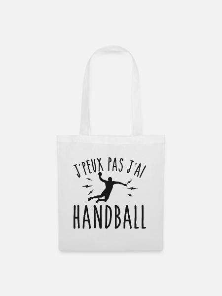 Ich kann nicht haben, Handball, Humor, Sport - Stoffbeutel - Weiß