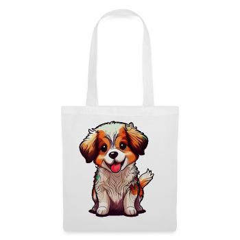 Irresistible dog motif - Tote Bag - white - Front
