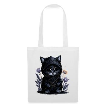 Feel epic with the ninja cat - Tote Bag - white - Front