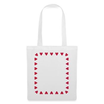 Frames made of hearts - Tote Bag - white - Front