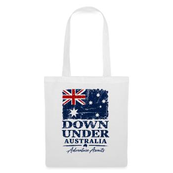 Down Under - Australia - Australien - Aussie - Stoffbeutel - Weiß - Vorne