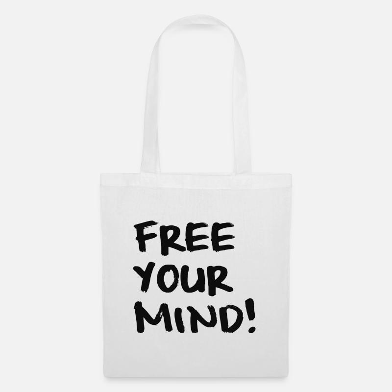 Free your mind! - Stoffbeutel - Weiß