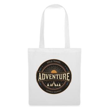 Solo Travel Adventure, Best Travel T-shirt - Tote Bag - white - Front