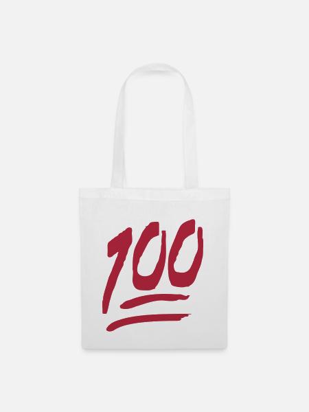 100 - Stoffbeutel - Weiß