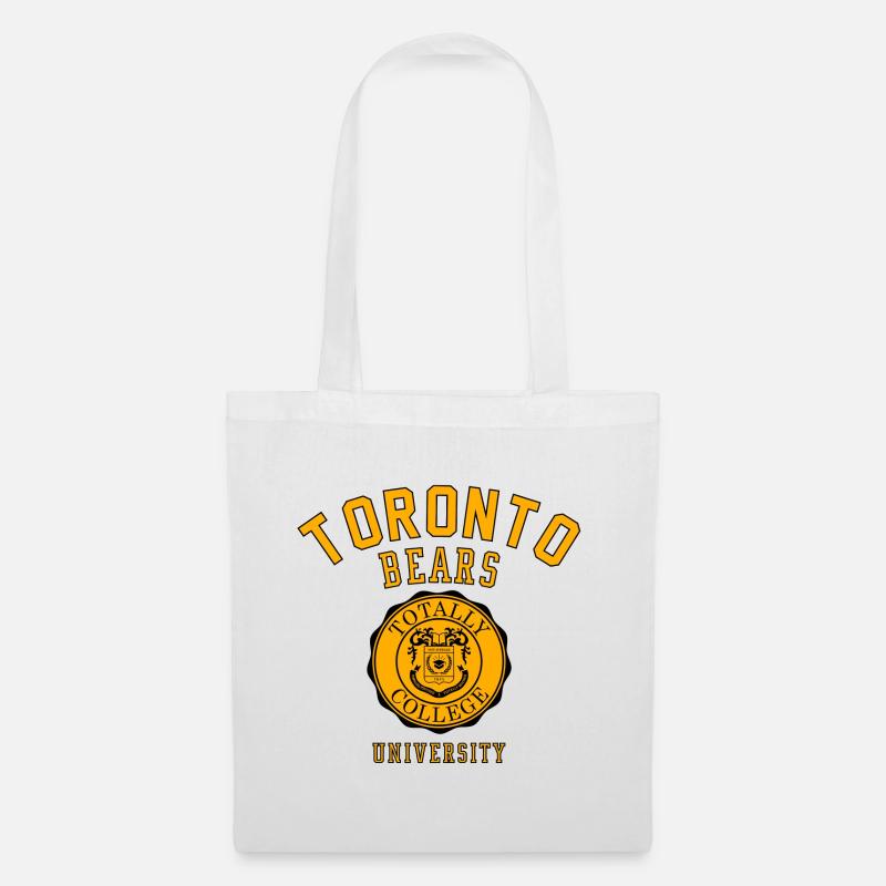 Graphique de Toronto - Sac en tissu - blanc