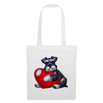 Minature Schnauzer Art - Tote Bag - white - Front