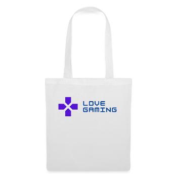 LIEBE GAMING - Stoffbeutel - Weiß - Vorne