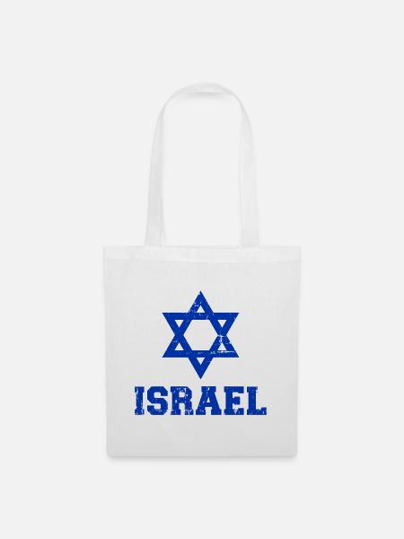 Israel - Stoffbeutel - Weiß