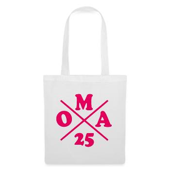 Oma 2025 - Stoffbeutel - Weiß - Vorne