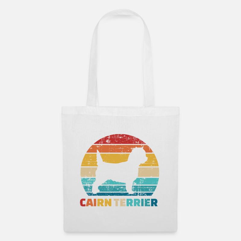 Cairn Terrier - Sac en tissu - blanc