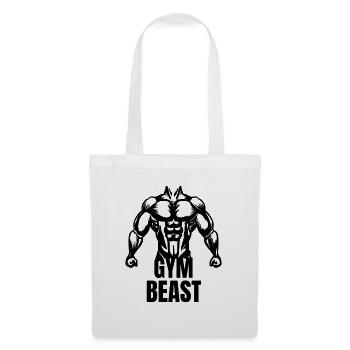 GYM BEAST - Stoffbeutel - Weiß - Vorne
