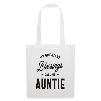 Funny Auntie - Tote Bag - white - Front