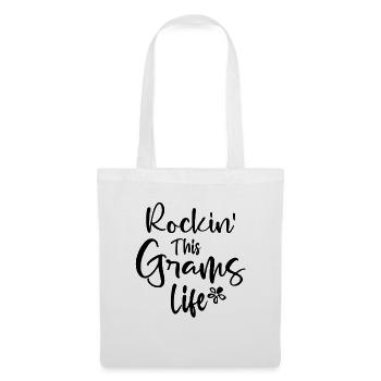 Rockin' this Grams Life - Funny Grandma - Tote Bag - white - Front