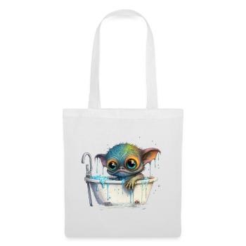 Mignon extraterrestre - Sac en tissu - blanc - Devant