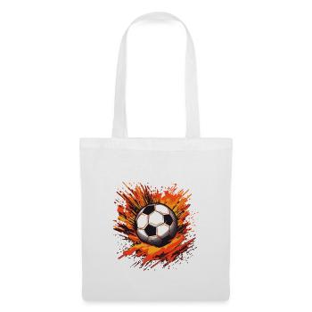 Ballon de football - Sac en tissu - blanc - Devant