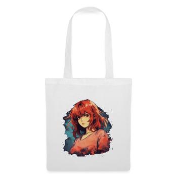Anime Girl - Sac en tissu - blanc - Devant