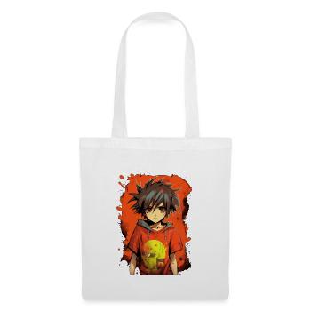 Anime Boy - Stoffbeutel - Weiß - Vorne