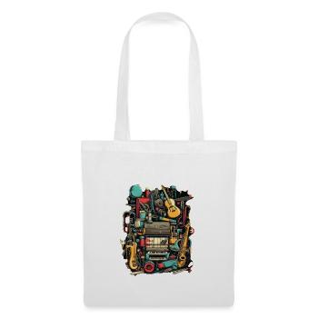 Music Instruments - Tote Bag - white - Front