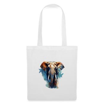 Elephant - Tote Bag - white - Front