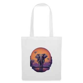 Elephant - Tote Bag - white - Front