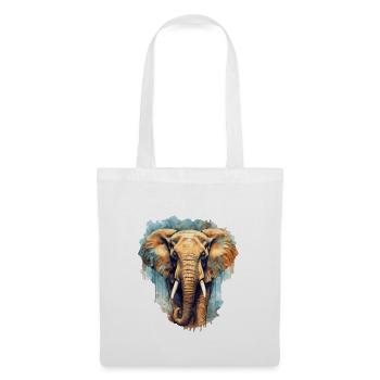 Elephant - Tote Bag - white - Front