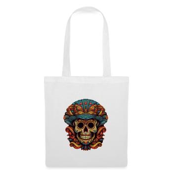Cinco de Mayo Skull - Stoffbeutel - Weiß - Vorne