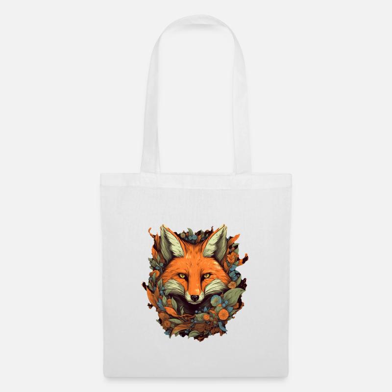 Fuchs - Stoffbeutel - Weiß