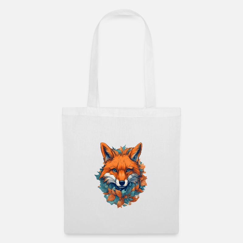 Fuchs - Stoffbeutel - Weiß