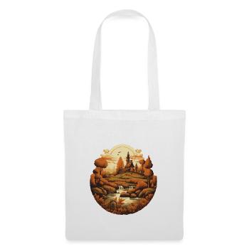 Autumnal landscape - Tote Bag - white - Front