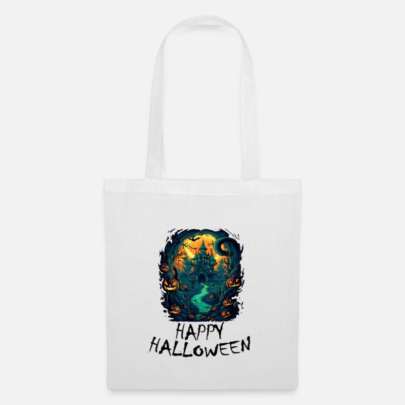 Halloween - Happy Halloween - Stoffbeutel - Weiß