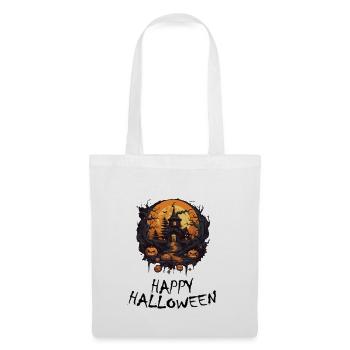Halloween - Happy Halloween - Stoffbeutel - Weiß - Vorne