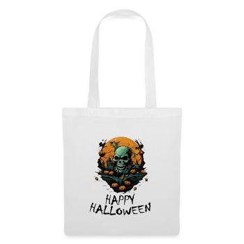 Halloween - Happy Halloween - Stoffbeutel - Weiß - Vorne