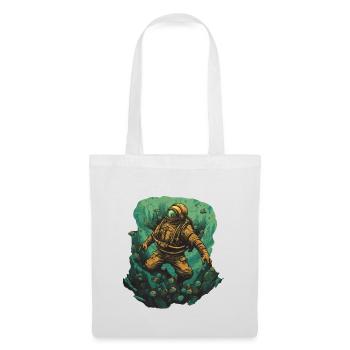 Plongeur - Sac en tissu - blanc - Devant