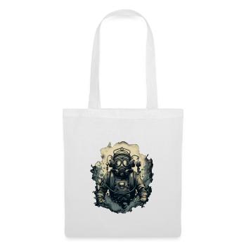 Plongeur - Sac en tissu - blanc - Devant