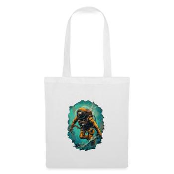 Plongeur - Sac en tissu - blanc - Devant