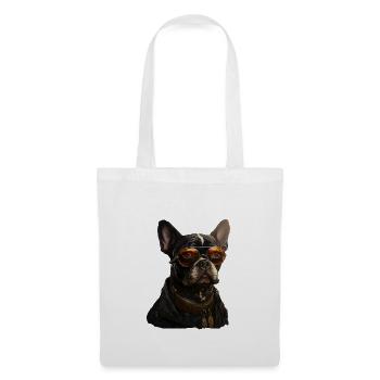 Hund - Stoffbeutel - Weiß - Vorne
