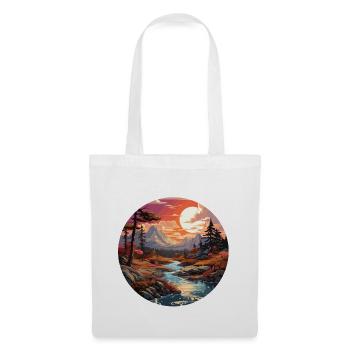 Landscape - Illustration - Tote Bag - white - Front